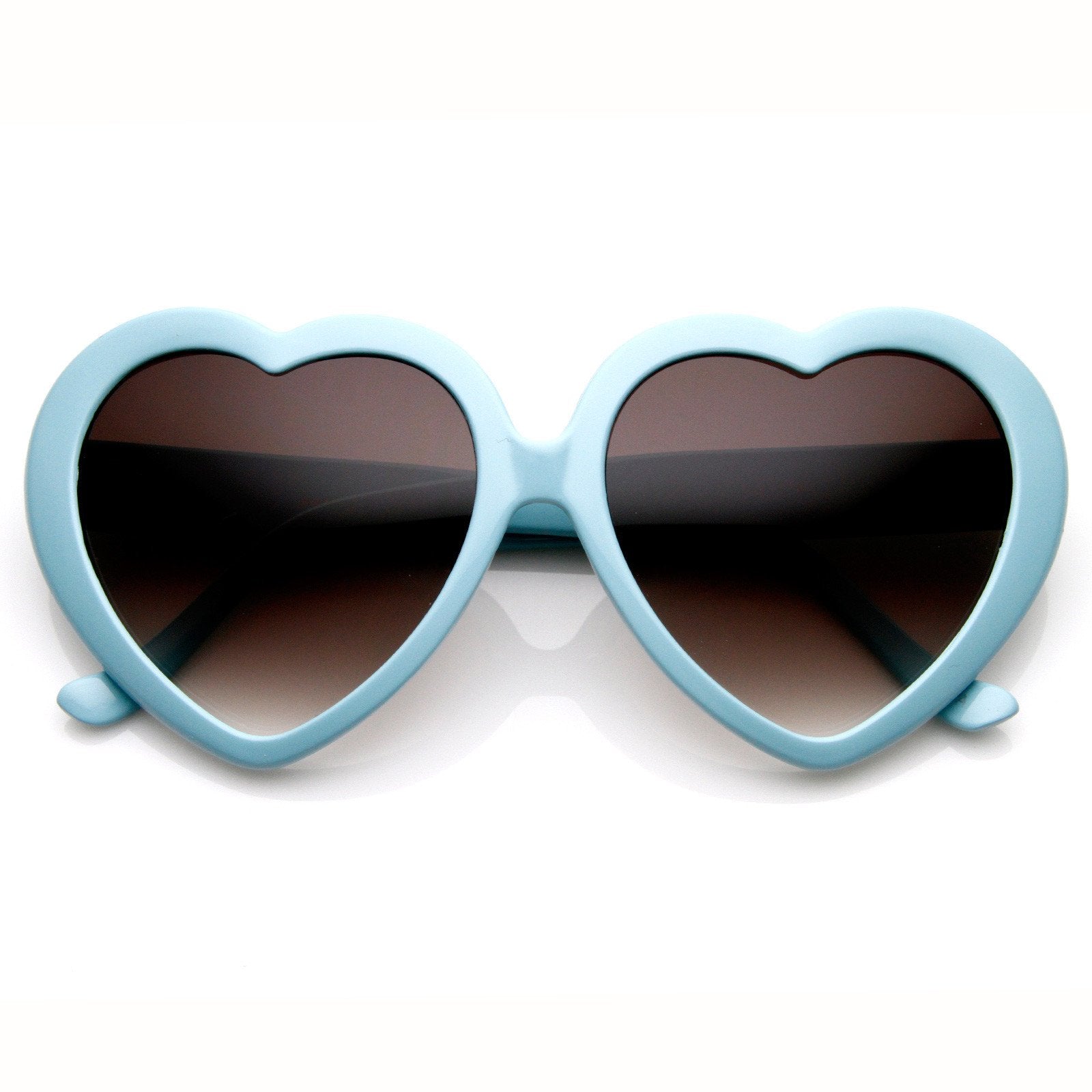 Cute Womens Lolita Sweet Heart Shape Sunglasses 8182