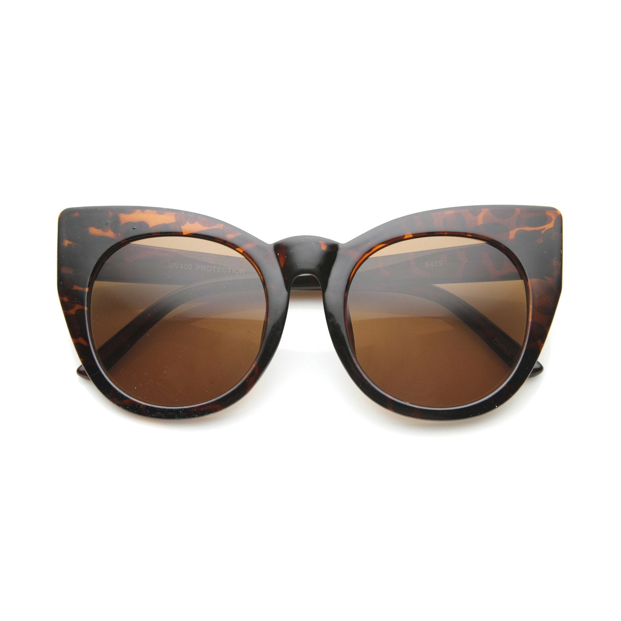 Women's Retro 1960's Mod Oversize Cat Eye Sunglasses 9799