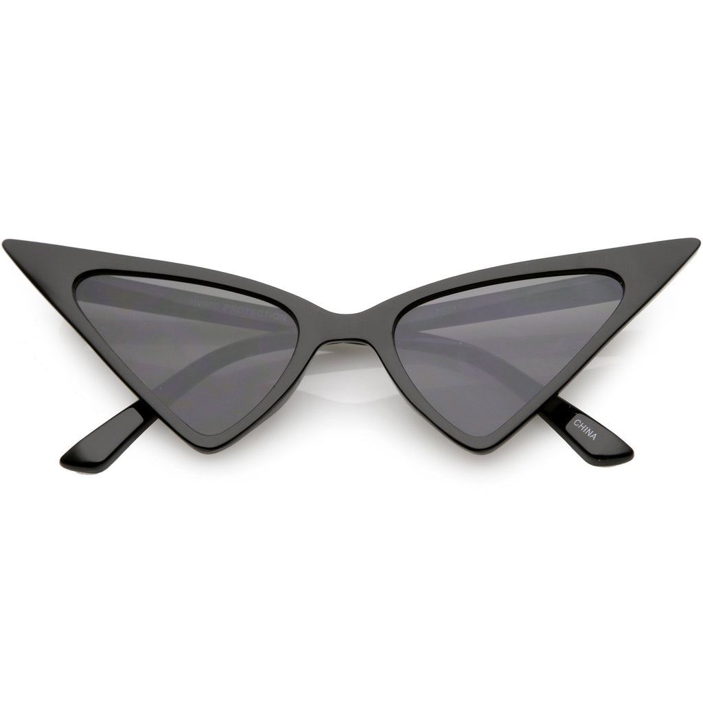 Women's Oversize Retro Modern High Pointed Cat Eye Sunglasses C745