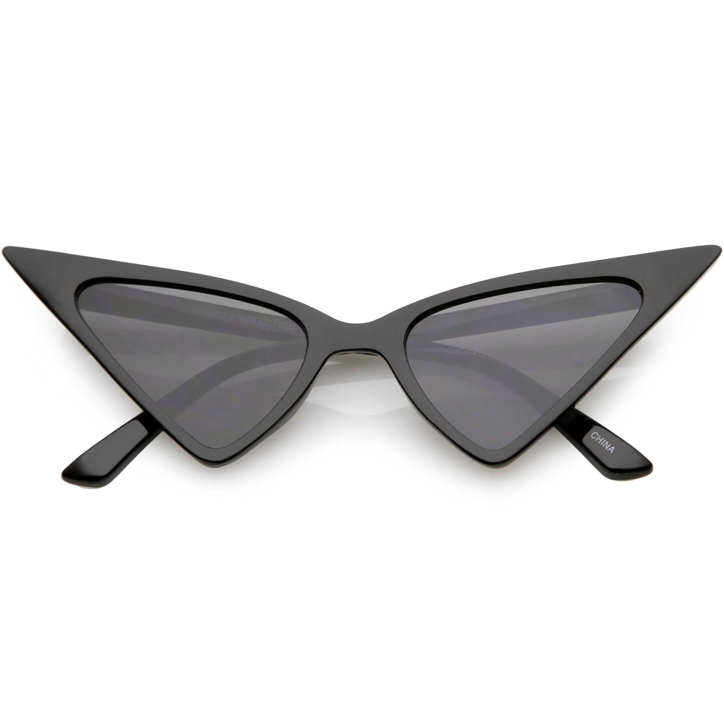 Women's Oversize Retro Modern High Pointed Cat Eye Sunglasses C745