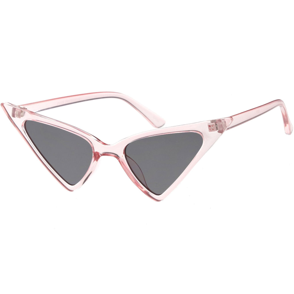 Women's Oversize Retro Modern High Pointed Cat Eye Sunglasses C745