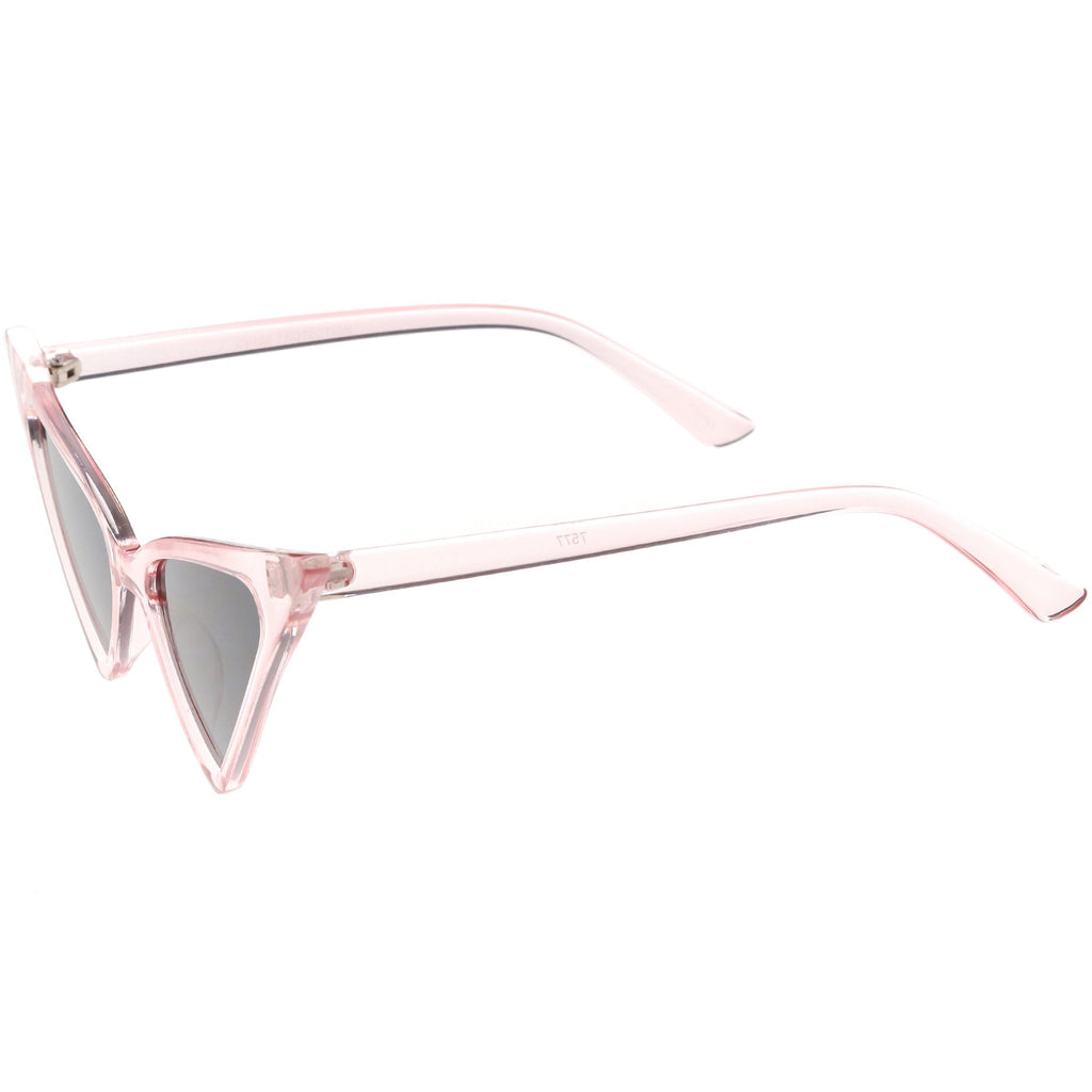 Women's Oversize Retro Modern High Pointed Cat Eye Sunglasses C745