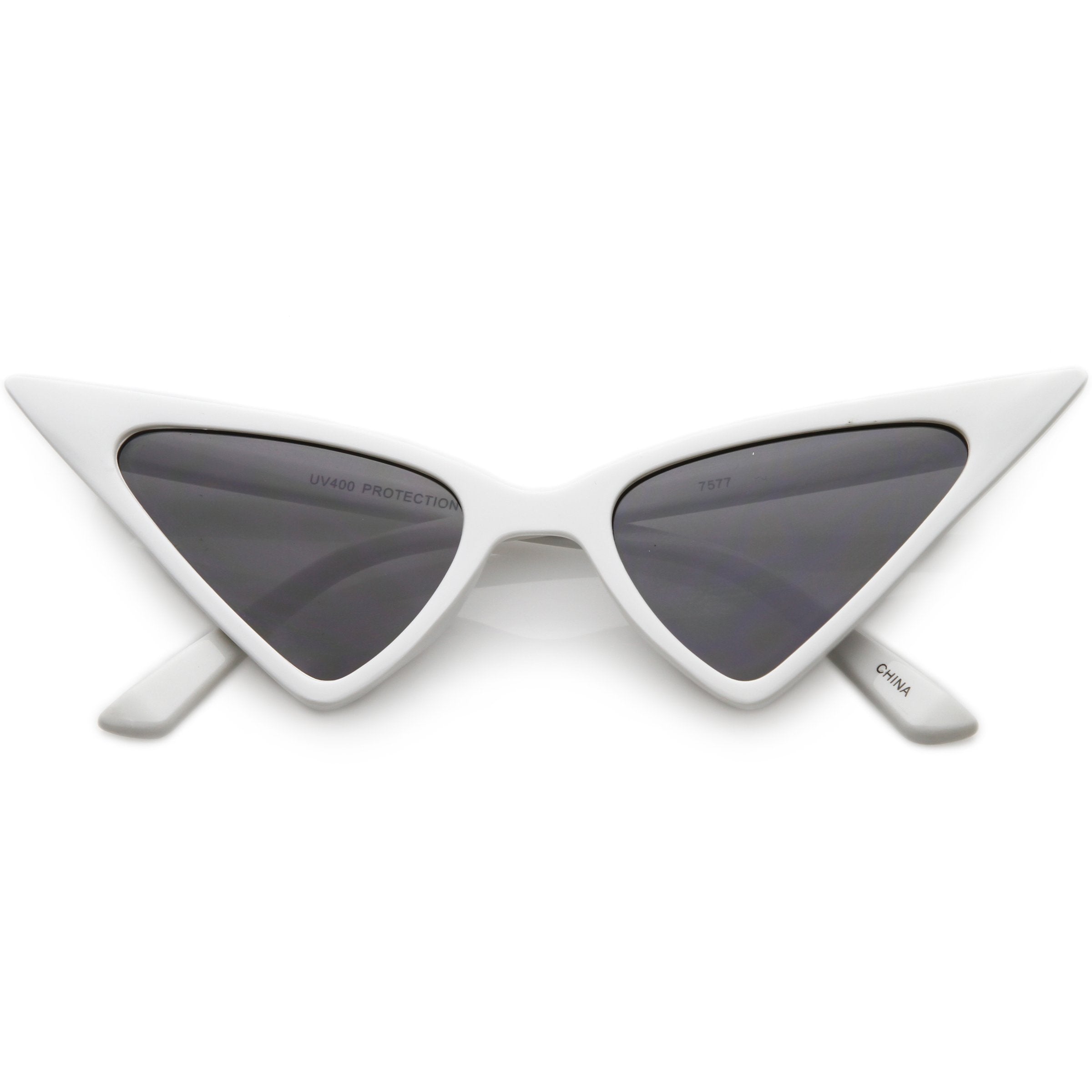 Women's Oversize Retro Modern High Pointed Cat Eye Sunglasses C745