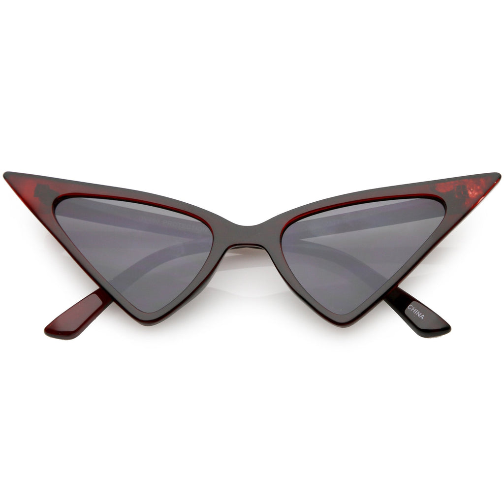 Women's Oversize Retro Modern High Pointed Cat Eye Sunglasses C745