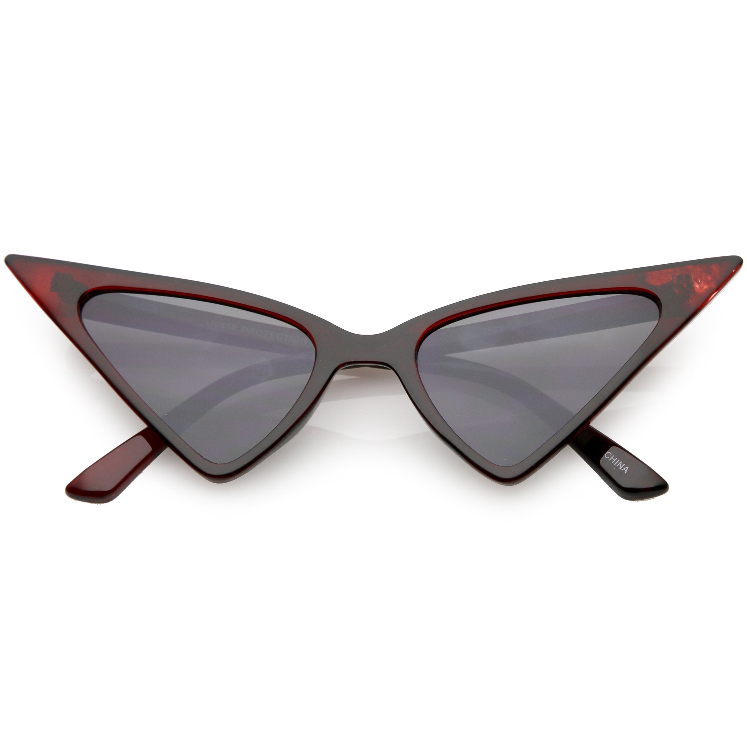 Women's Oversize Retro Modern High Pointed Cat Eye Sunglasses C745