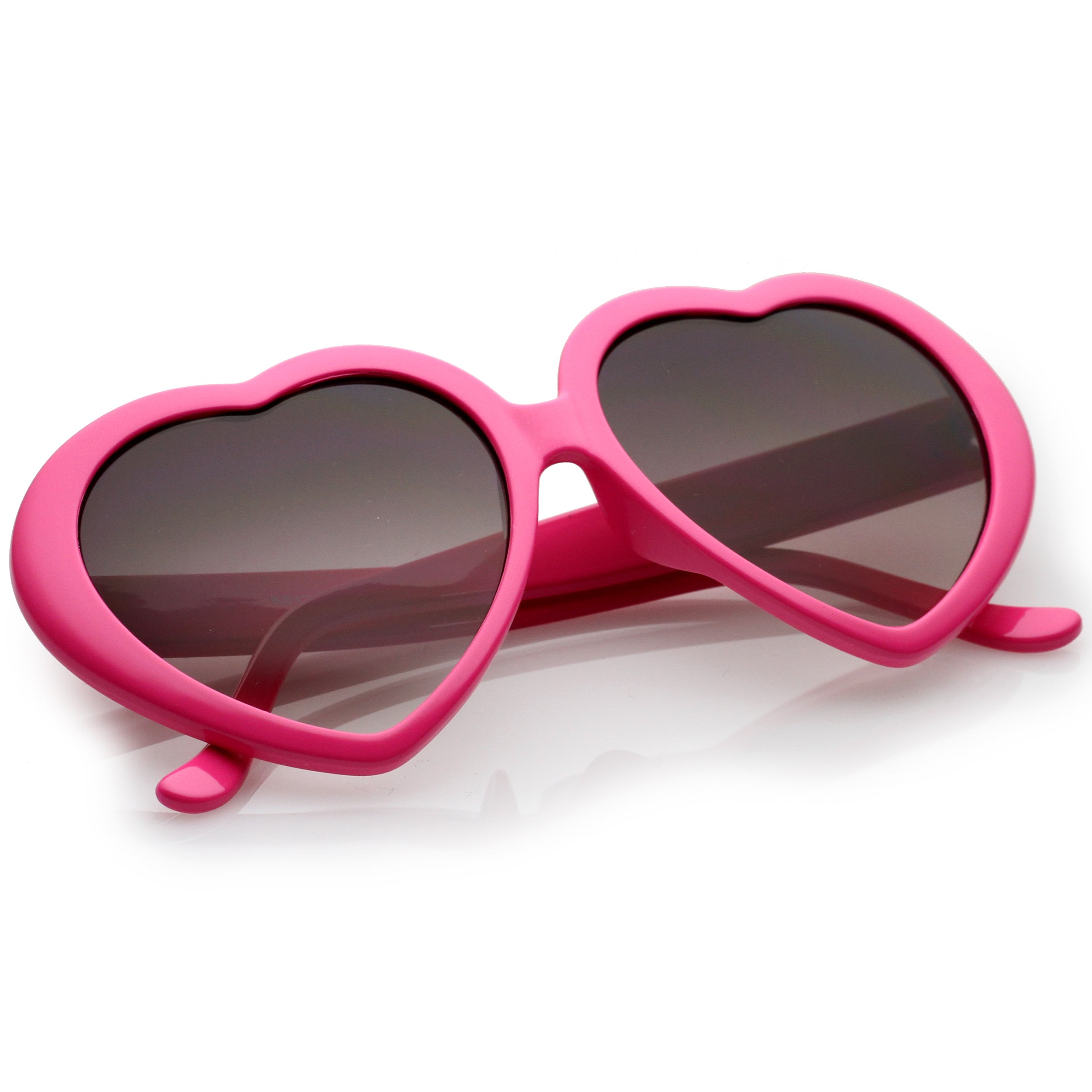 Cute Womens Lolita Sweet Heart Shape Sunglasses 8182
