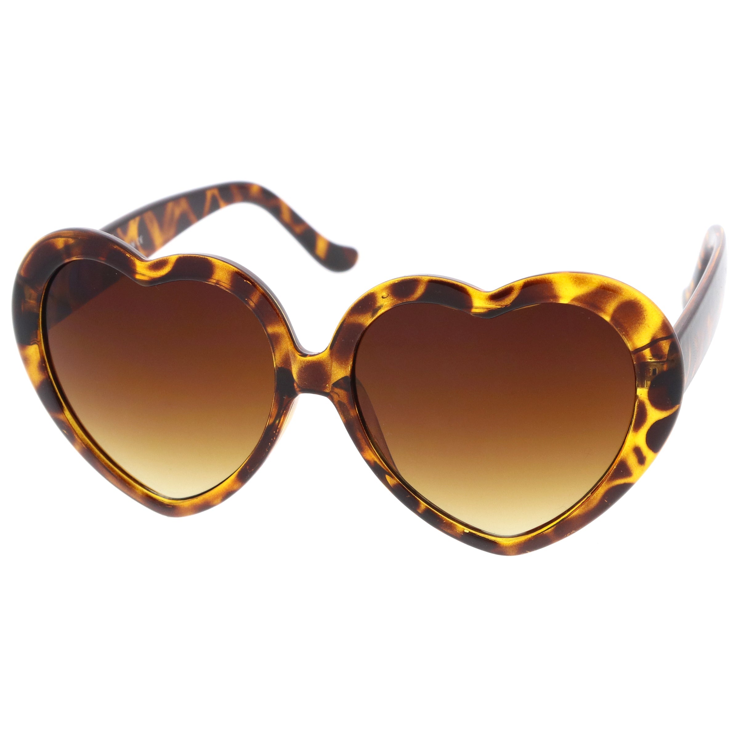 Cute Womens Lolita Sweet Heart Shape Sunglasses 8182