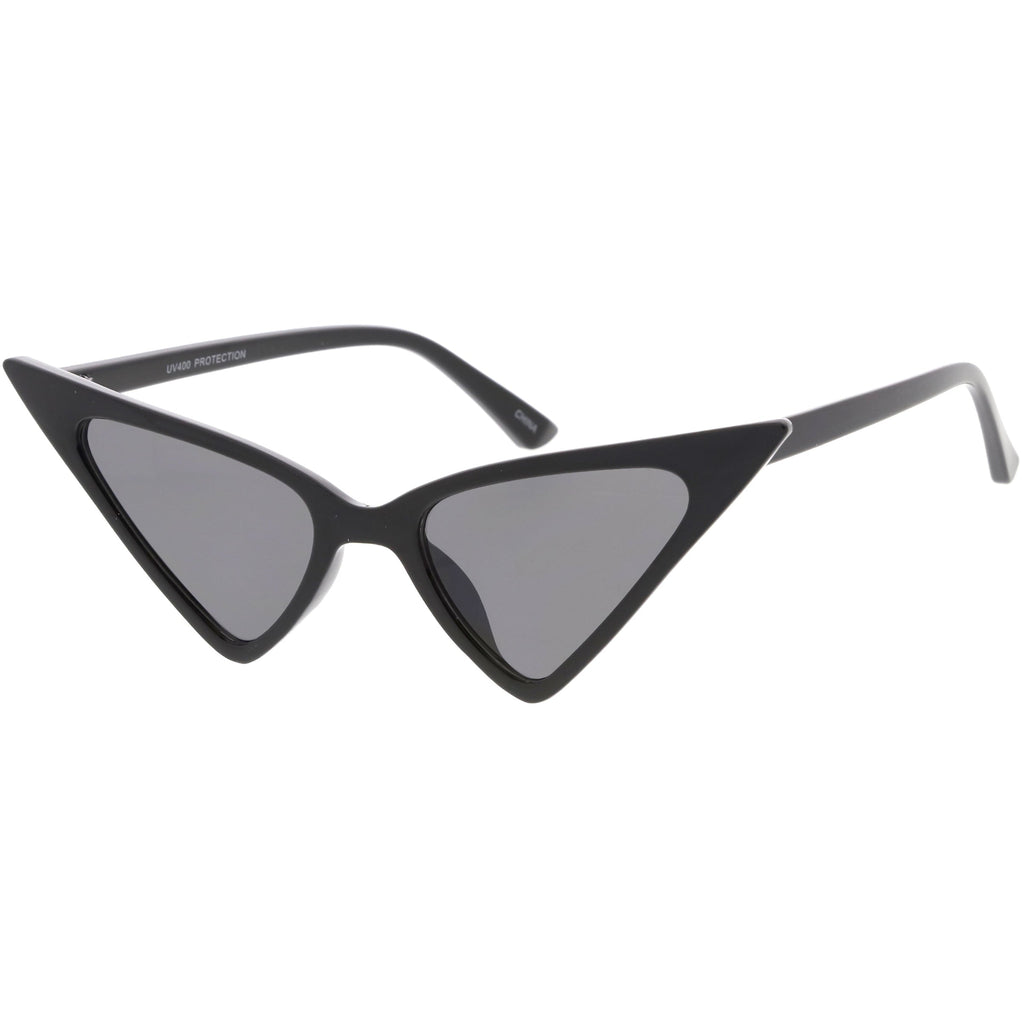 Women's Oversize Retro Modern High Pointed Cat Eye Sunglasses C745