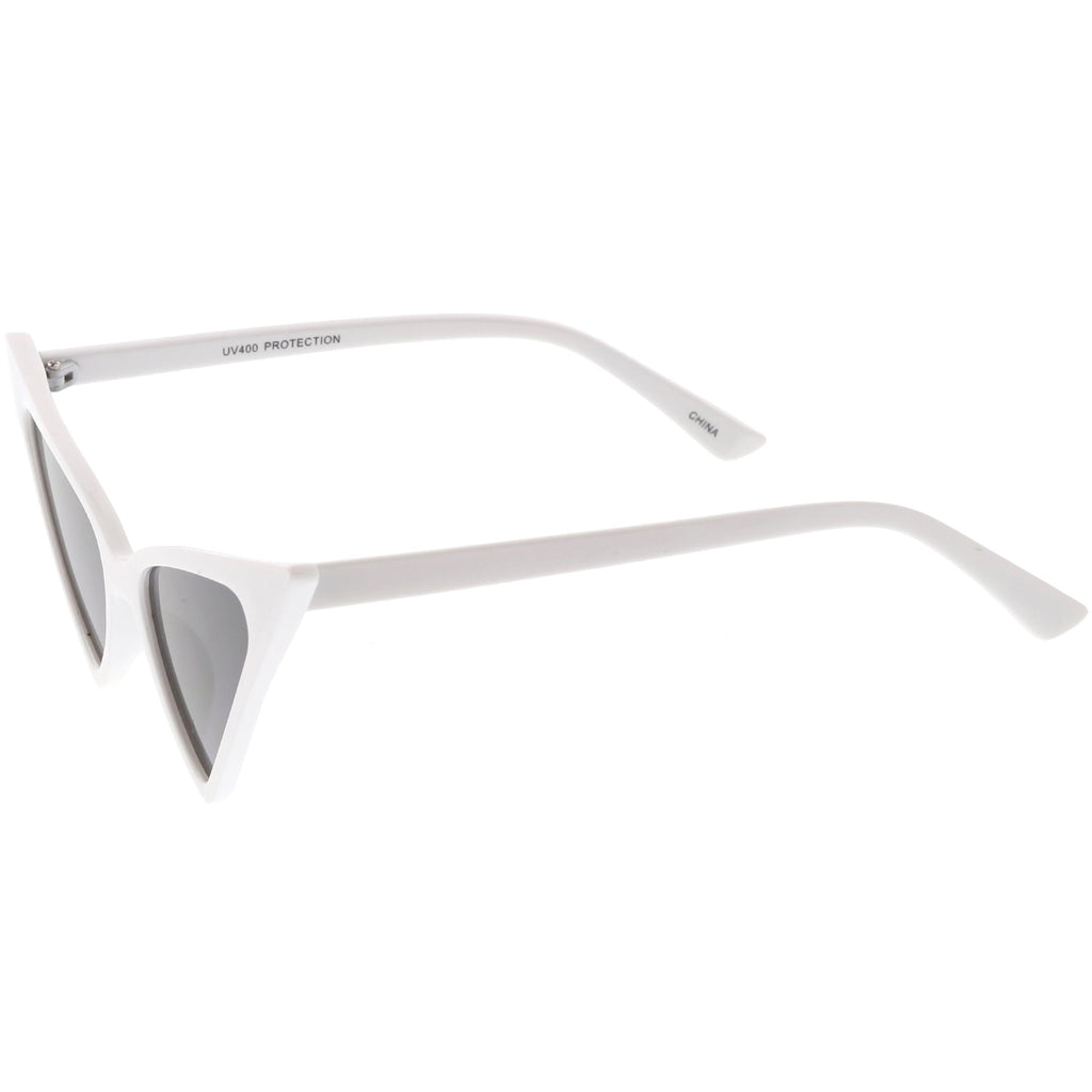 Women's Oversize Retro Modern High Pointed Cat Eye Sunglasses C745