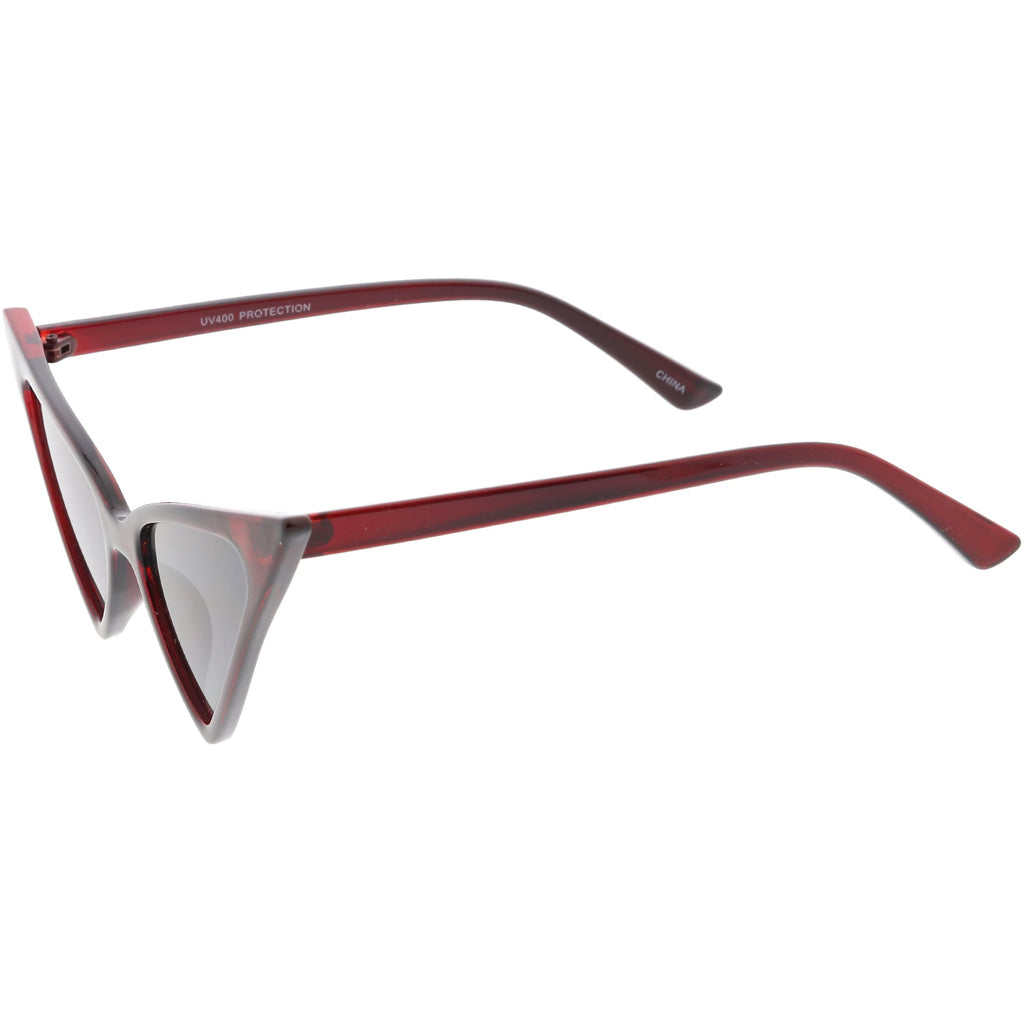 Women's Oversize Retro Modern High Pointed Cat Eye Sunglasses C745