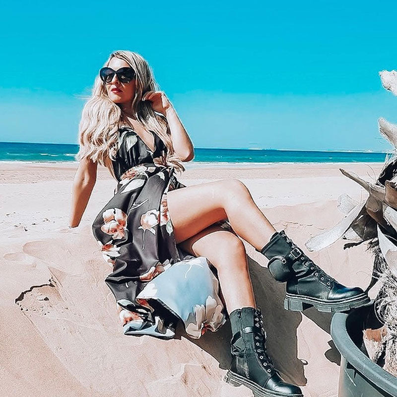 Polished Neutral Colored Lenses Rounded Oversize Sunglasses D173